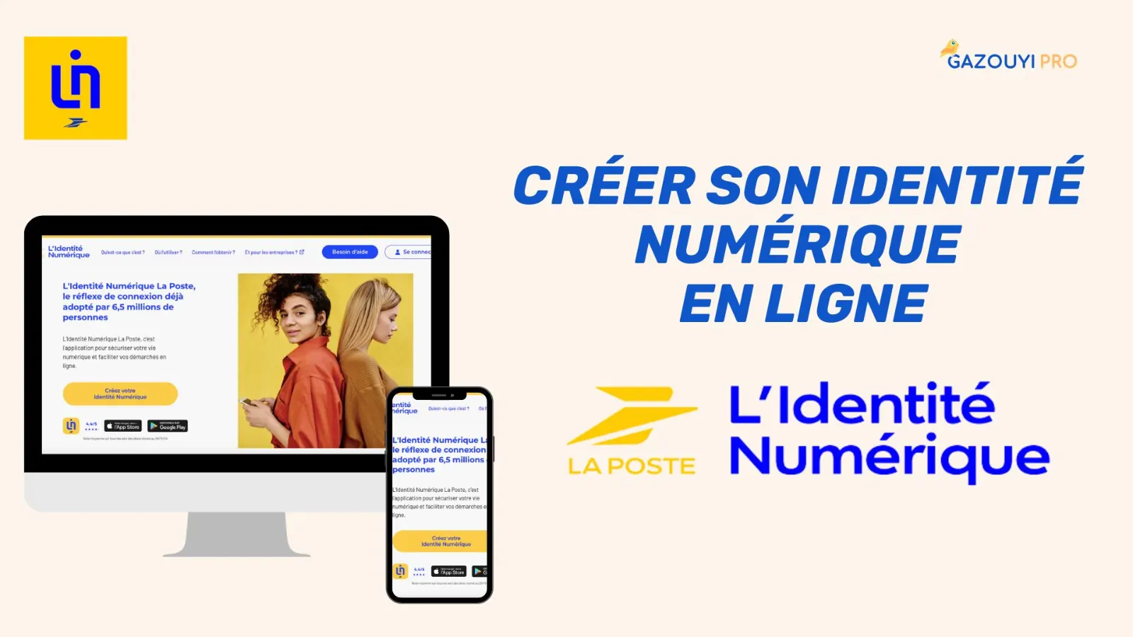 Créer son identité numérique sur La Poste pour s'inscrire sur Mon Compte Formation